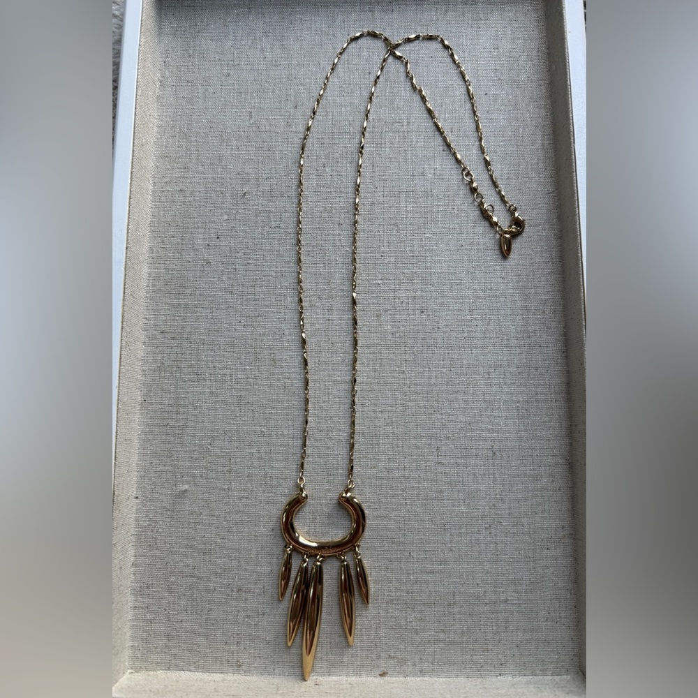 Stella & Dot Long Gold Necklace